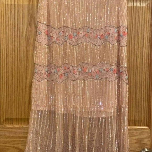 Nanette Lepore "Jeweled" Pleated Dress - Picture 10 of 14